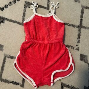Pink toddler romper